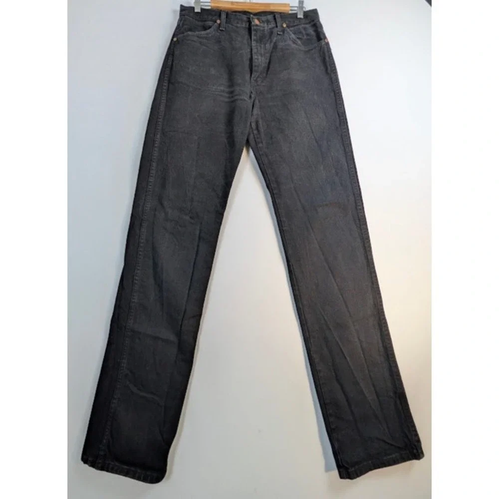 Wrangler Jeans‎ Men's 33x38 Black 13MWZWK Original Cowboy Cut High Rise Cotton